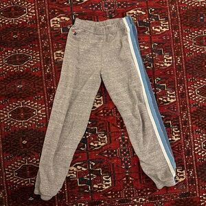 Aviator Nation 5 Stripe Kids Sweatpants Size 10